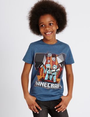 Cotton Rich Minecraft&trade; T-Shirt &#40;3-14 Years&#41;